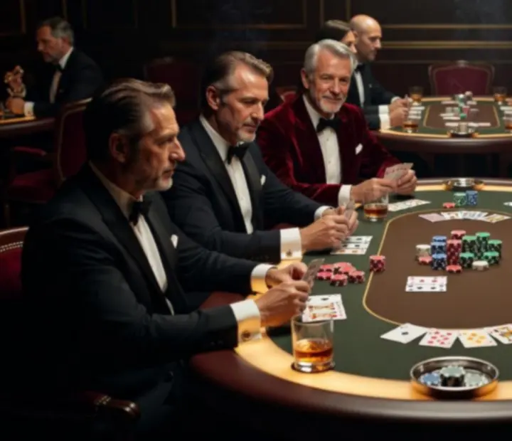 Galeria zdjęć z eleganckich wieczorów pokerowych 